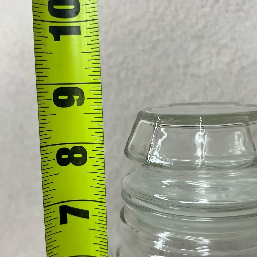 Vintage Mr Peanut Reusable Glass Jar 1982 VTG Retro 80s Kitchen Storage Collect